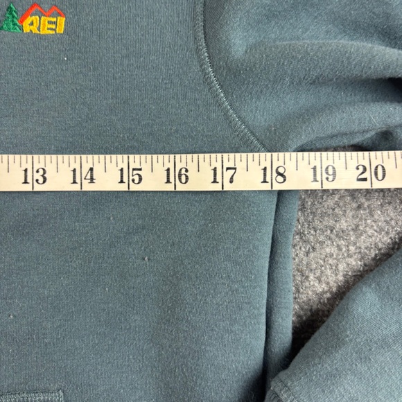 REI COOP Men’s Grey/Blue Hoodie Graphic Sweatshirt size: XSmall - Picture 3 of 7